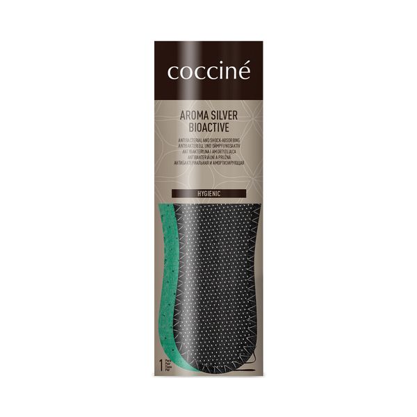 Coccine Стелки Coccine Aroma Silver Bioactive 665/10 r.45/46 Черен