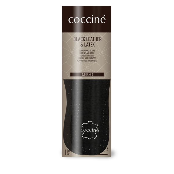 Coccine Стелки Coccine Leather&Latex Черен