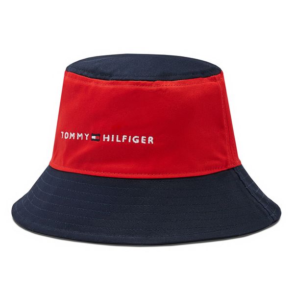 Tommy Hilfiger Текстилна шапка Tommy Hilfiger Essential Bucket AU0AU01625 Червен