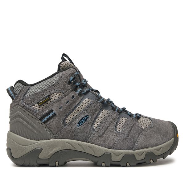 Keen Туристически Keen Headout Mid Wp Steel 1028307 Сив