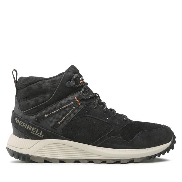 Merrell Туристически Merrell Wildwood Sb Mid Wp J067285 Черен
