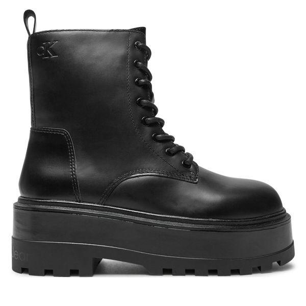 Calvin Klein Jeans Туристически oбувки Calvin Klein Jeans Flatform YW0YW01535 Черен