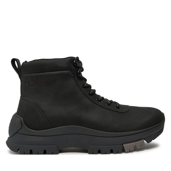 Calvin Klein Jeans Туристически oбувки Calvin Klein Jeans Hybrid Wp Boot Laceup Rebellious YM0YM01077 Черен