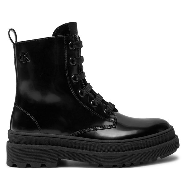 Calvin Klein Jeans Туристически oбувки Calvin Klein Jeans Lace-Up Bootie V4A5-81031-1453 M Черен