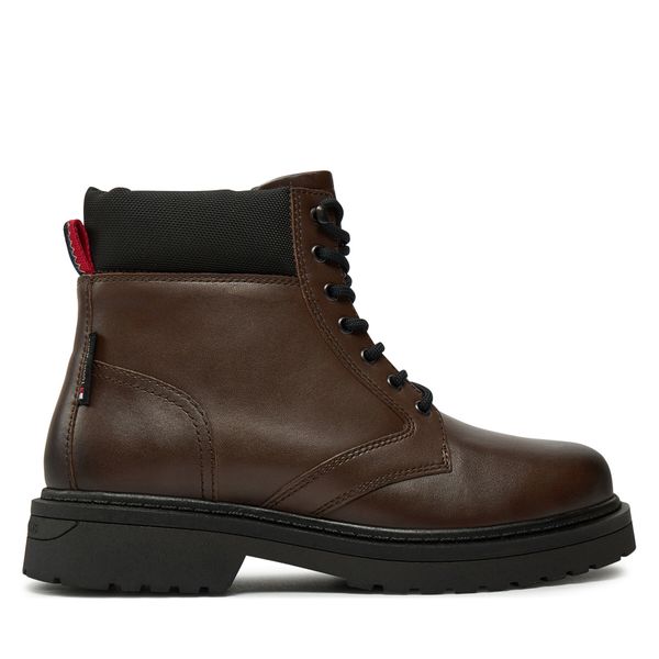 Tommy Jeans Туристически oбувки Tommy Jeans Tjm Lace Up Boot EM0EM01446 Кафяв