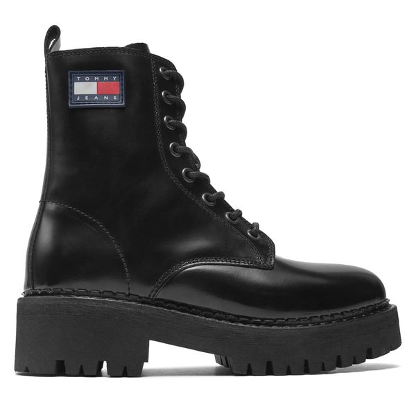 Tommy Jeans Туристически oбувки Tommy Jeans Urban Tommy Jeans Lace Up Boot EN0EN01995 Черен