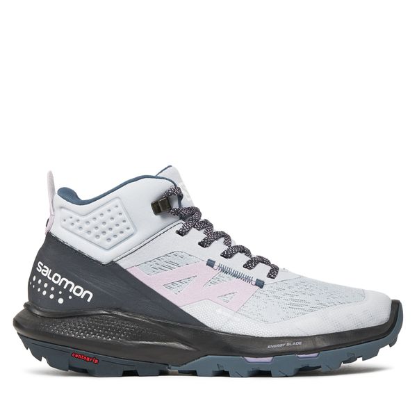 Salomon Туристически Salomon Outpulse Mid Gtx GORE-TEX L47152400 Arctic Ice / India Ink / Orchid Bloom