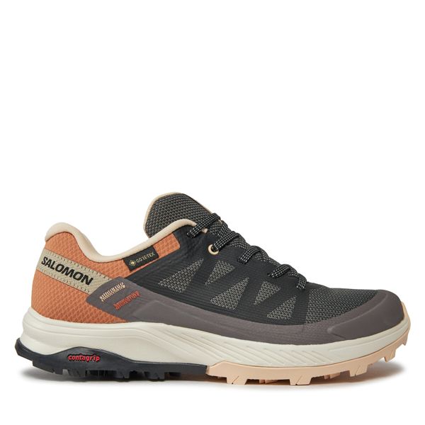Salomon Туристически Salomon Outrise Gtx W L47219100 Сив