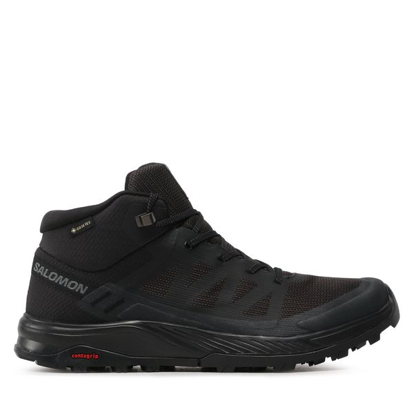 Salomon Туристически Salomon Outrise Mid Gtx L47143500 Черен