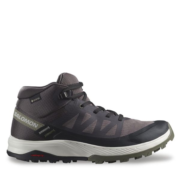 Salomon Туристически Salomon Outrise Mid Gtx W GORE-TEX L47160700 Черен
