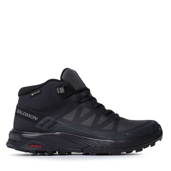 Salomon Туристически Salomon Outrise Mid Gtx W L47160500 Черен