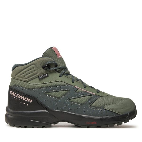 Salomon Туристически Salomon Outway Mid Climasalomon™ Waterproof L47561700 Зелен