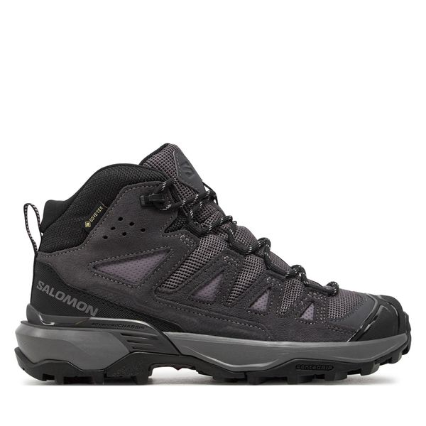 Salomon Туристически Salomon X Ultra 360 Leather Mid Gore-Tex L47571100 Сив