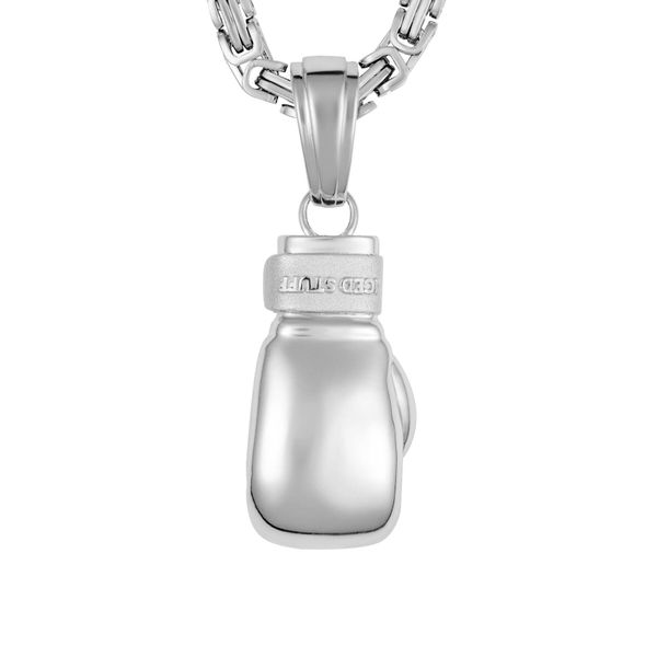 ICED STUFF Висулка ICED STUFF Rękawica Bokserska Бяло злато