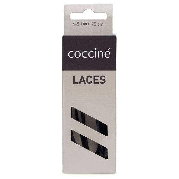 Coccine Връзки за обувки Coccine SZNUROWADŁA 75 cm F2 WOSKOWANE v.AZ Черен