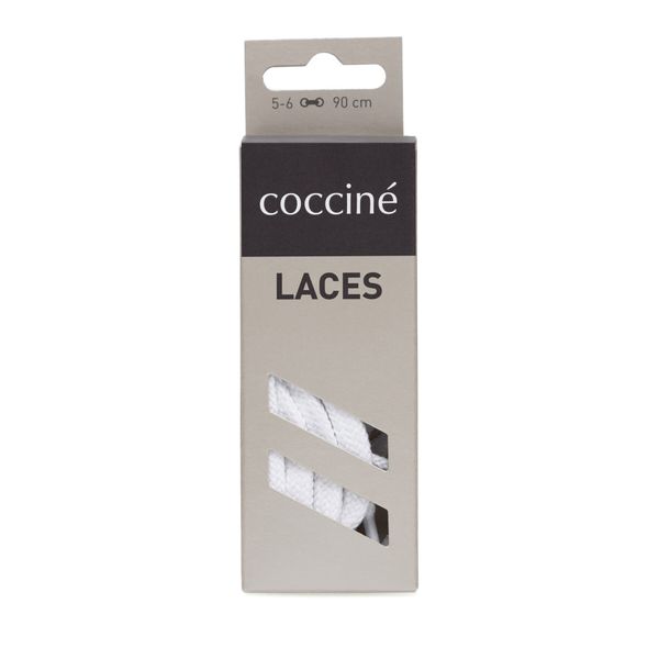 Coccine Връзки за обувки Coccine SZNUROWADŁA 90 cm P7 BAWEŁNIANE v.AZ Бял