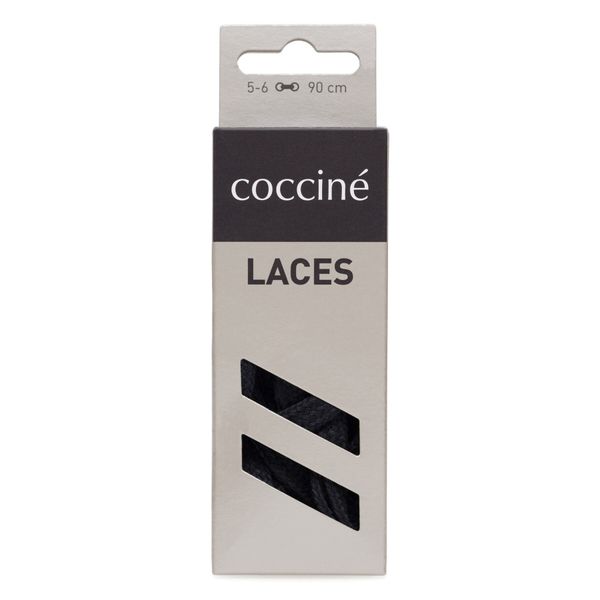 Coccine Връзки за обувки Coccine SZNUROWADŁA 90 cm P7 BAWEŁNIANE v.AZ Черен