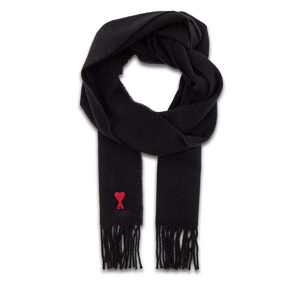 AMI PARIS Зимен шал AMI PARIS BFUSF405.334 Черен