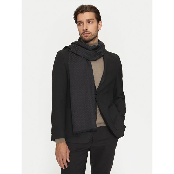 Boss Зимен шал Boss Ledonio 50517765 Черен