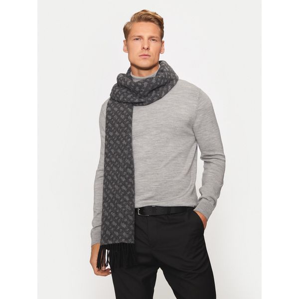 Boss Зимен шал Boss Rubeny 50527955 Черен