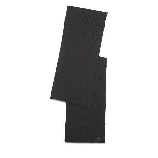 Calvin Klein Зимен шал Calvin Klein Elevated Rib Knit Scarf K50K511006 Ck Black BAX