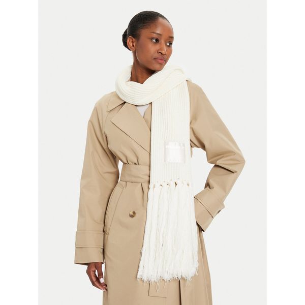 Patrizia Pepe Зимен шал Patrizia Pepe 2F0049/K070 Екрю