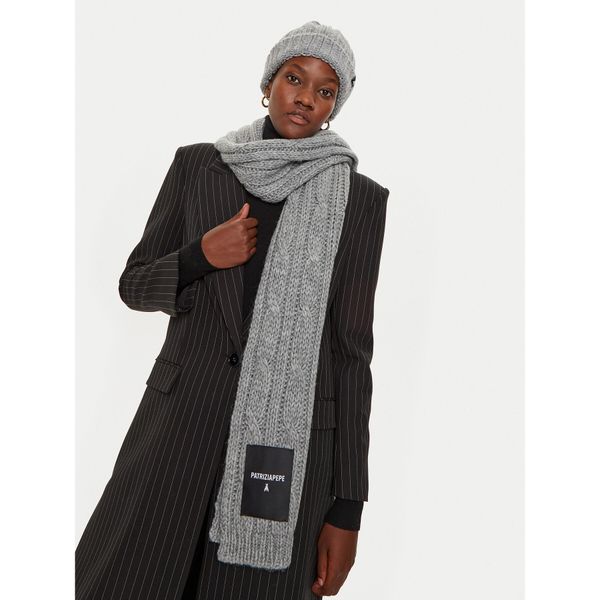 Patrizia Pepe Зимен шал Patrizia Pepe 2FA068/K237-S238 Сив