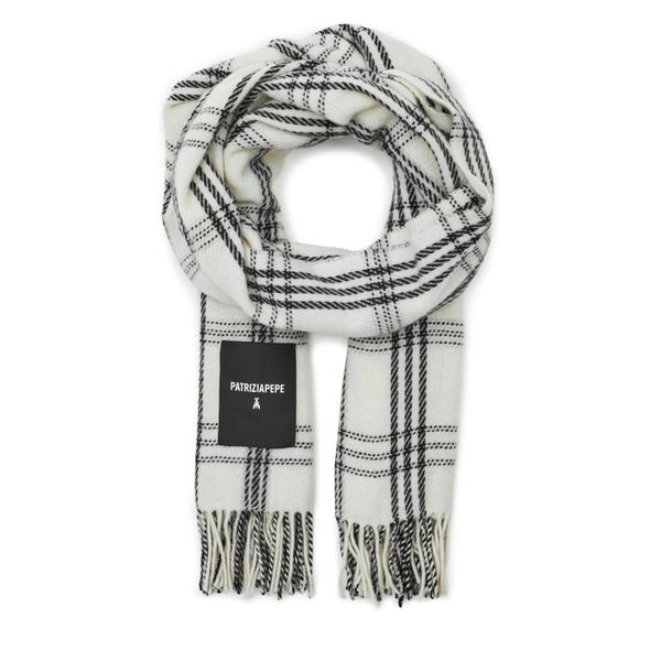 Patrizia Pepe Зимен шал Patrizia Pepe 8F0458/A9P1-W338 Бял