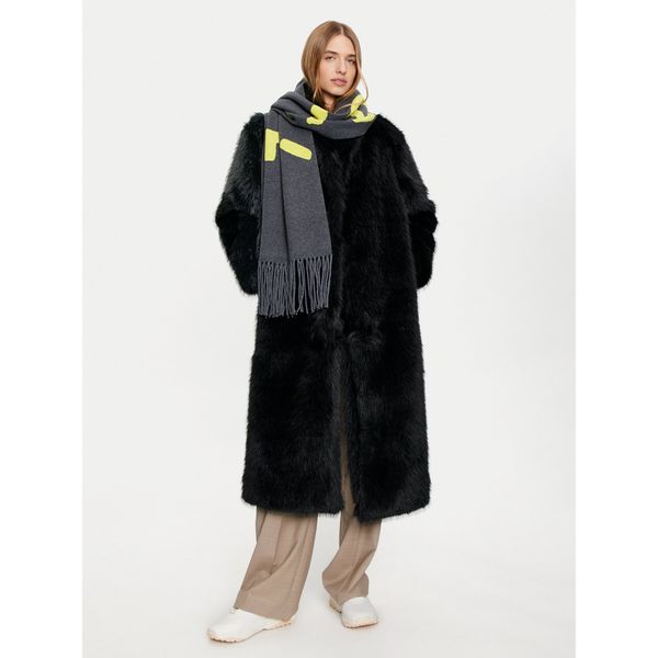 PINKO Зимен шал PINKO Ojos Azules Sciarpa AI 24-25 BLK01 104313 A26I Сив