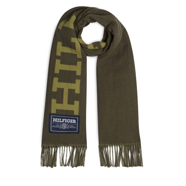 Tommy Hilfiger Зимен шал Tommy Hilfiger AM0AM12838 Зелен