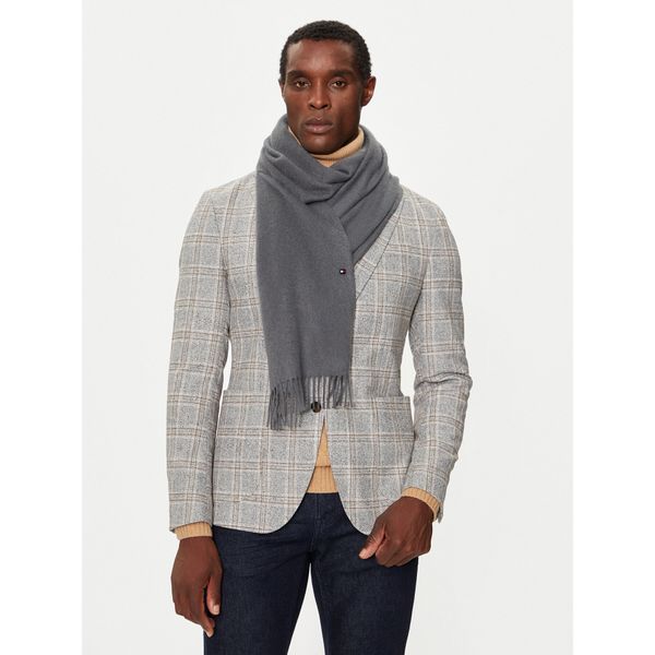 Tommy Hilfiger Зимен шал Tommy Hilfiger AM0AM12841 Сив
