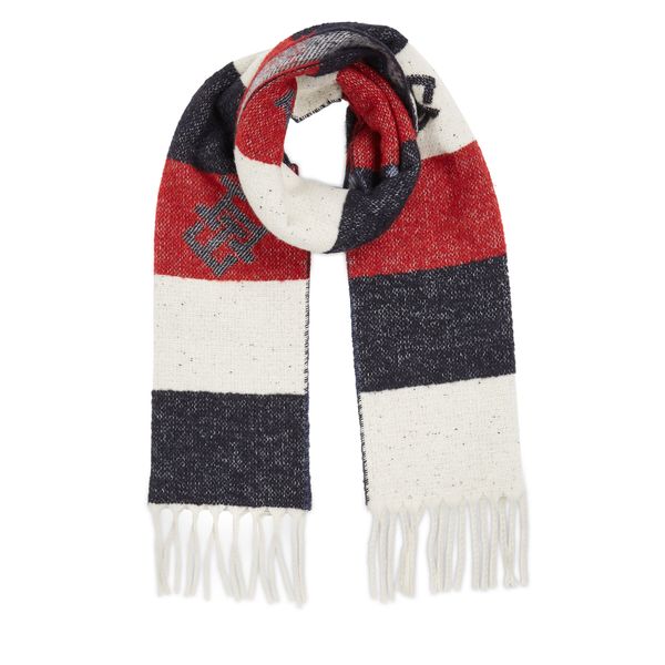 Tommy Hilfiger Зимен шал Tommy Hilfiger Limitless Chic Cb Scarf AW0AW15353 Space Blue Mix 0GY