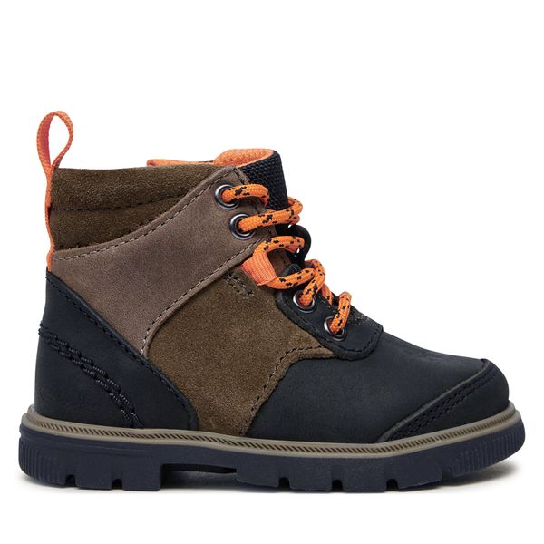 Clarks Зимни обувки Clarks Lorcam Hike T 26178391 Каки