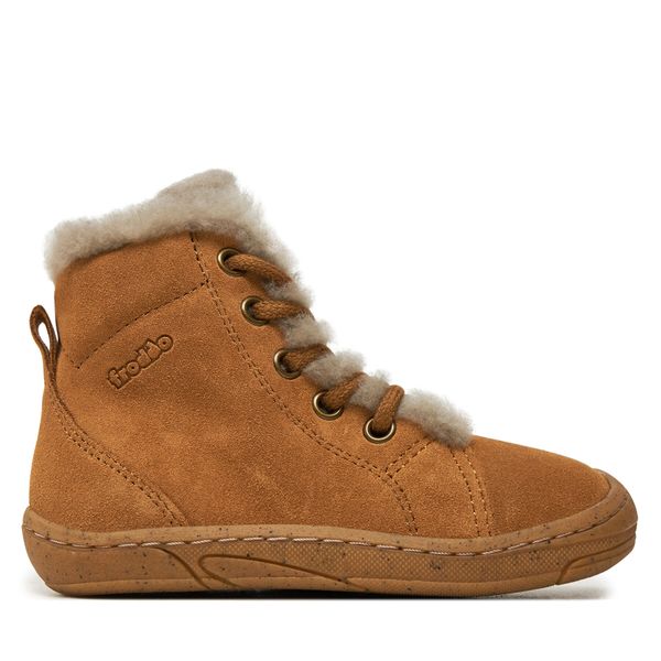 Froddo Зимни обувки Froddo Minni Suede Laces G2110140-2 S Кафяв