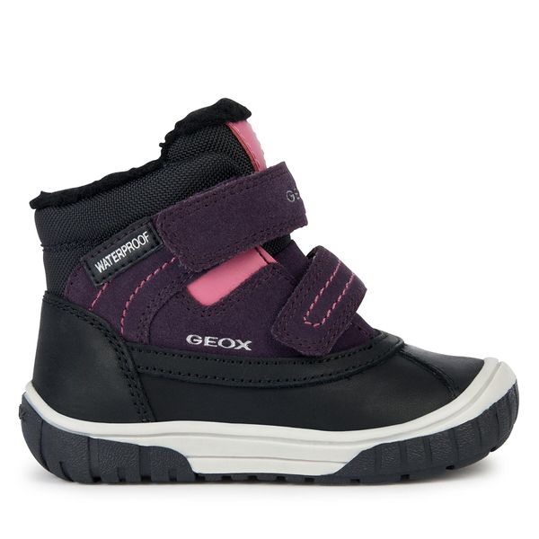 Geox Зимни обувки Geox B Omar Girl Wpf B262LD 022FU C9233 M Black/Violet
