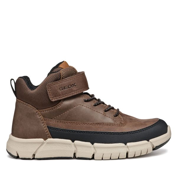 Geox Зимни обувки Geox J Flexyper Boy J369BA 0CLFU C6006 M Кафяв