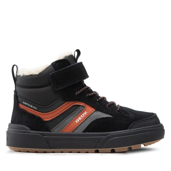 Geox Зимни обувки Geox J Weemble B. B Abx A J26HCA 0ME22 C9BN6 Black/Rust