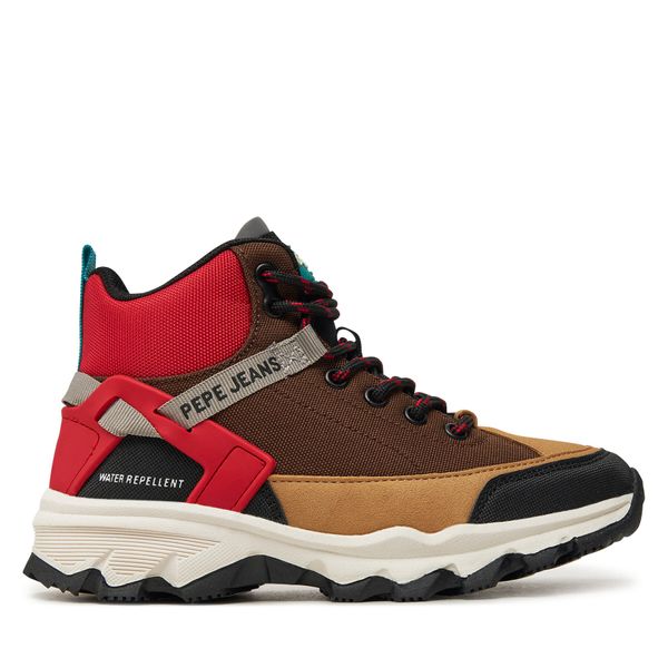 Pepe Jeans Зимни обувки Pepe Jeans Peal Earth B PBS50104 Кафяв