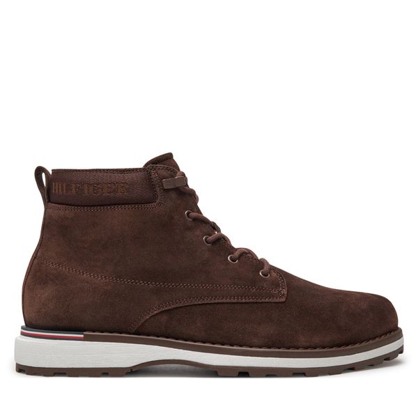 Tommy Hilfiger Зимни обувки Tommy Hilfiger Corporate FM0FM05147 Кафяв