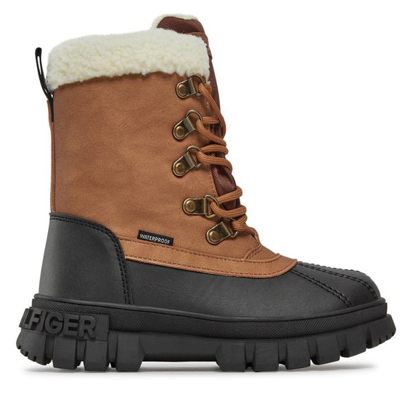 Tommy Hilfiger Зимни обувки Tommy Hilfiger T3B5-33161-0814582 M Кафяв