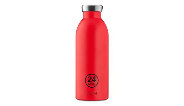 24Bottles 24 Bottles Clima Bottle Stone Hot Red 500ml