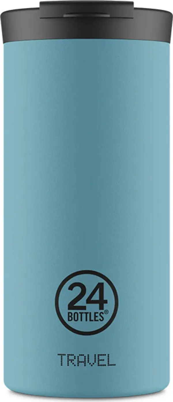 24Bottles 24 Bottles Travel Tumbler Powder Blue 600ml Unisex - Чаша 24Bottles - Син - TT_060_1937-One-size - Size: One size