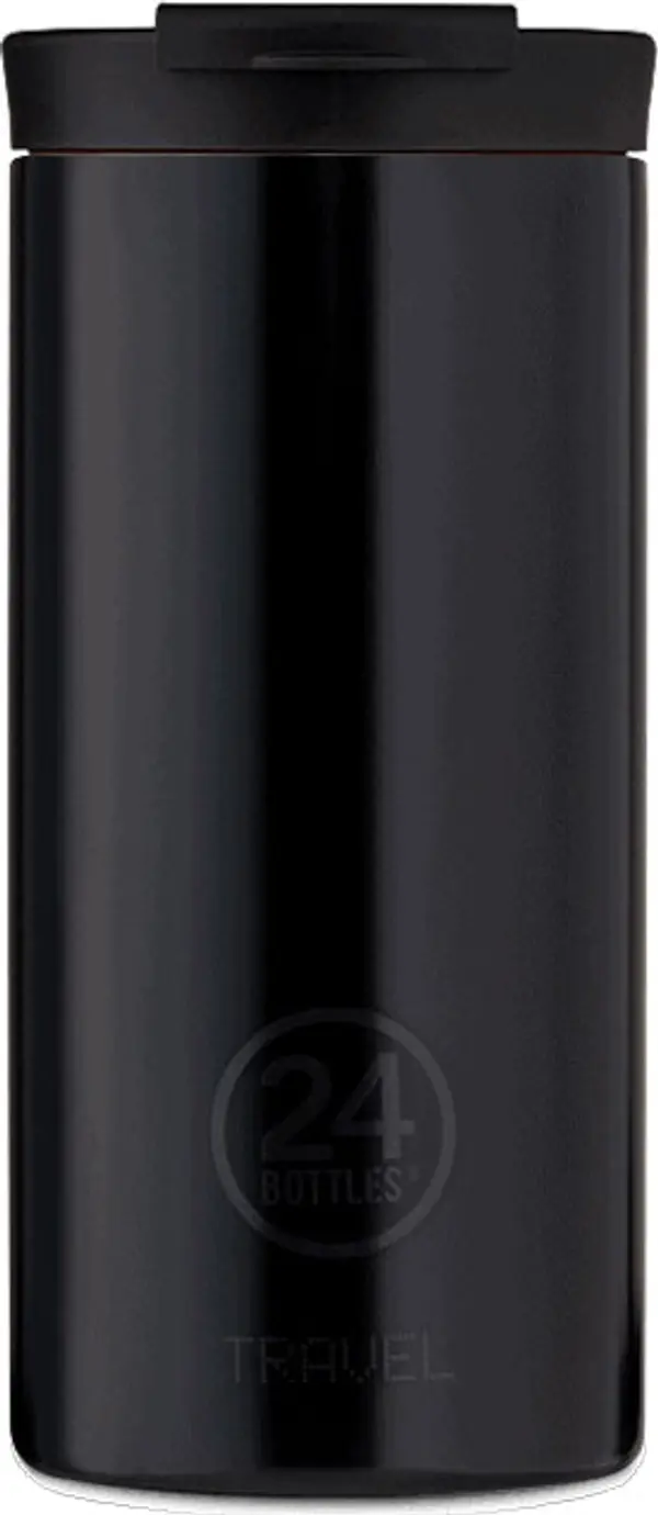 24Bottles 24 Bottles Travel Tumbler Tuxedo Black 600ml Unisex - Чаша 24Bottles - Черен - TT_060_tuxedo_black-One-size - Size: One size