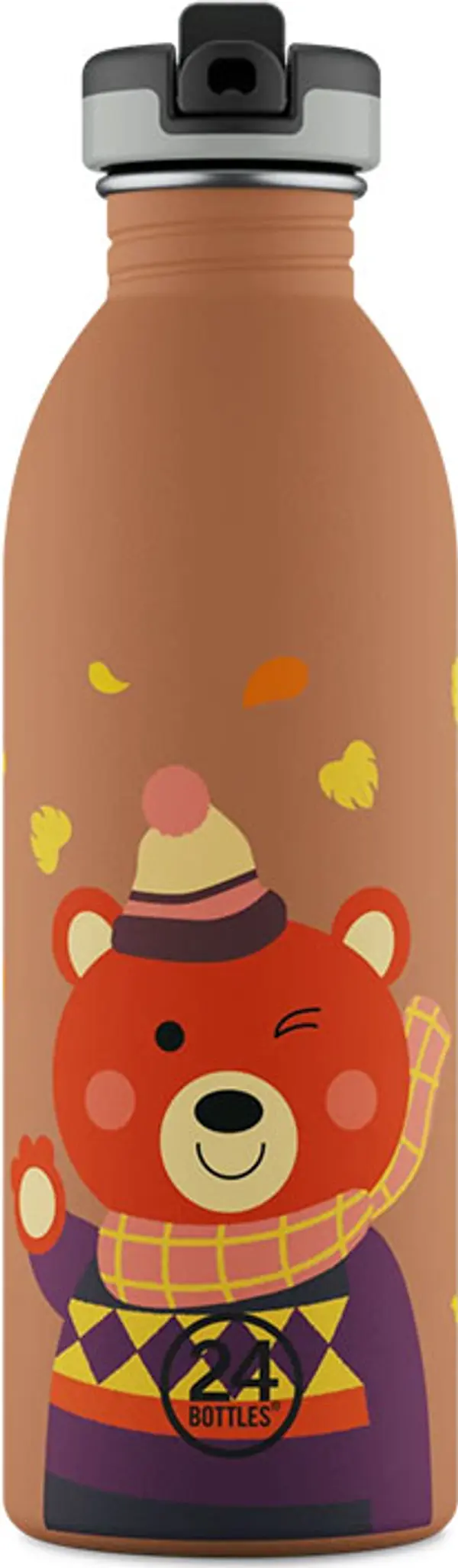 24Bottles 24 Bottles Urban Bottle Sweet Bear 500ml Unisex - Бутилки 24Bottles - Кафяв - UB_050_1962-One-size - Size: One size