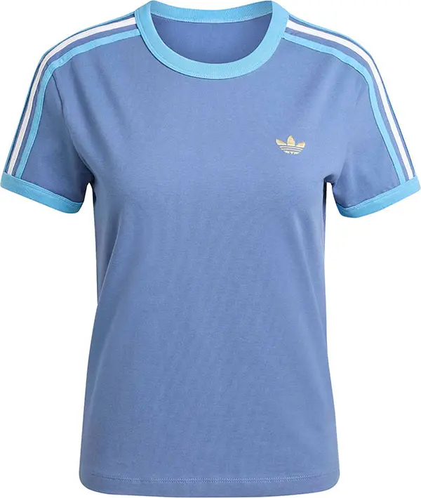adidas Originals adidas 3S Tee Slim Crew Blue Жени - Тениски adidas Originals - Син - KE9385-S - Size: S