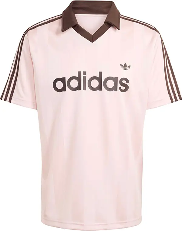 adidas Originals adidas Archive Collar Engineered Jersey Sandy Pink Мъже - Тениски adidas Originals - Розов - KE3580-S - Size: S