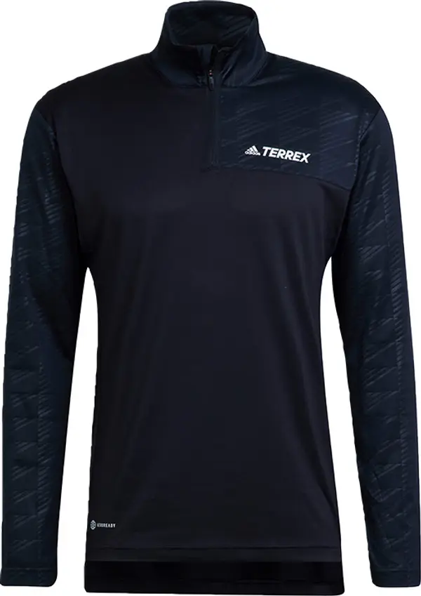 adidas Performance adidas Terrex Multi Half-zip Мъже - Суитшърти и блузи с качулка adidas Performance - Черен - H53391-S - Size: S