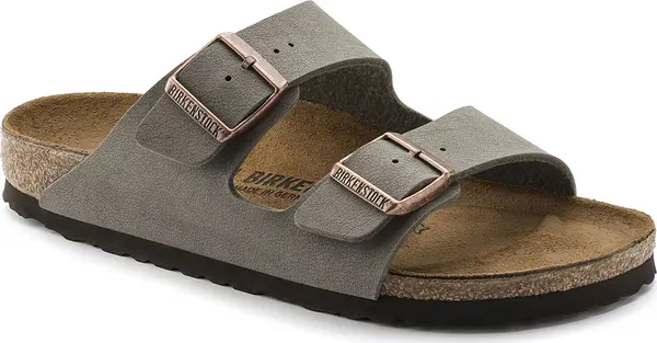 Birkenstock Birkenstock Arizona BF Nubuck Stone Regular Fit Мъже - Сандали Birkenstock - Сив - 151211-12 - Size: 12