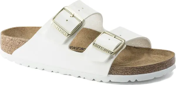 Birkenstock Birkenstock Arizona BF Patent White Narrow Fit Unisex - Сандали Birkenstock - Бял - 1005294-8 - Size: 8