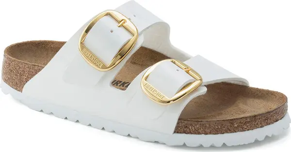 Birkenstock Birkenstock Arizona Big Buckle Birko-Flor Narrow Fit Жени - Сандали Birkenstock - Бял - 1019818-9 - Size: 9